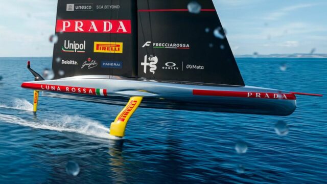 America's Cup: Pirelli lancia foil e timone per Luna Rossa