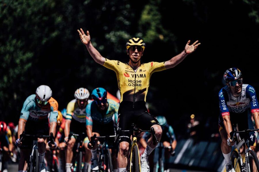"Brennan trionfa alla seconda tappa della Vuelta, Pogacar in red"
