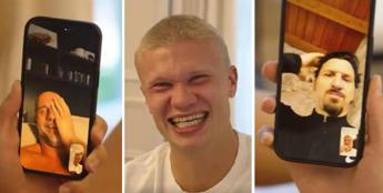 "Haaland sfoggia un nuovo look: la reazione shock di Ibra!"