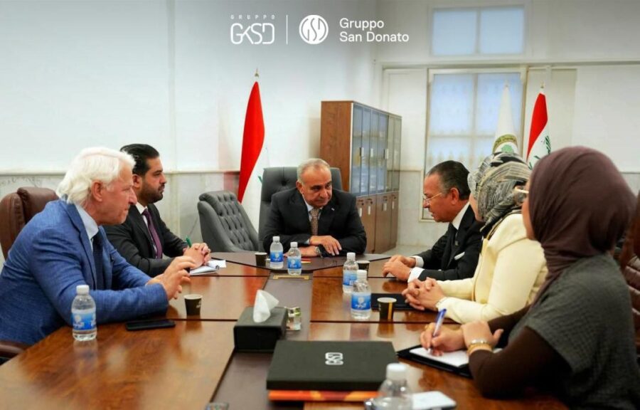"Investimenti italiani in Iraq: Ghribi a Baghdad per la salute"