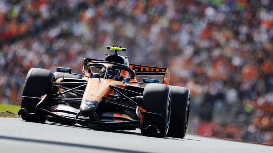 "Norris in Pole al GP d'Olanda: Antonelli 3° e Ferrari in 3ª fila!"