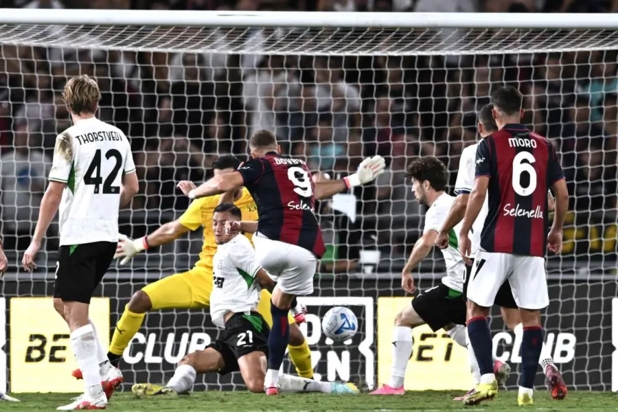 Dovbyk trascina il Bologna: derby col Sassuolo finisce 2-2!