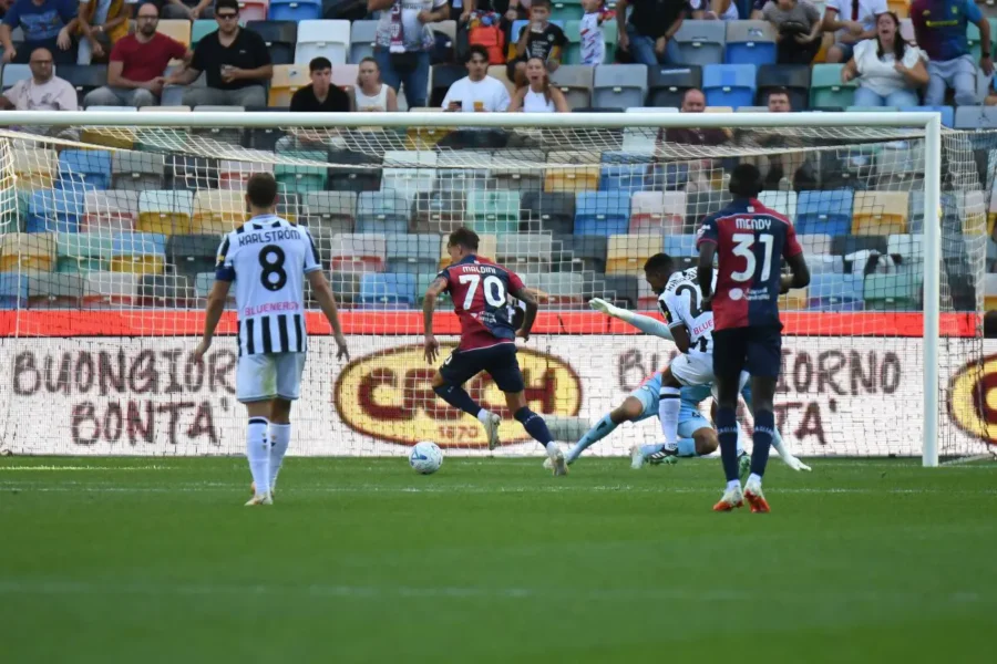 "Maldini segna e il Cagliari trionfa a Udine: volo alto!"