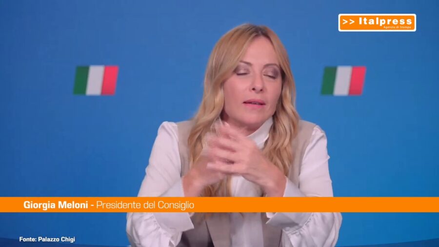 Meloni "Per la sinistra è un sacrilegio diminuire le tasse"