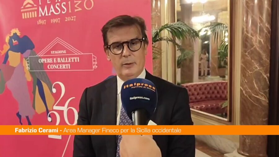 Partnership Teatro Massimo e Fineco, Cerami "Banca vicina a territorio Palermo"