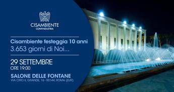 "Roma celebra 10 anni di successi con Cisambiente!"