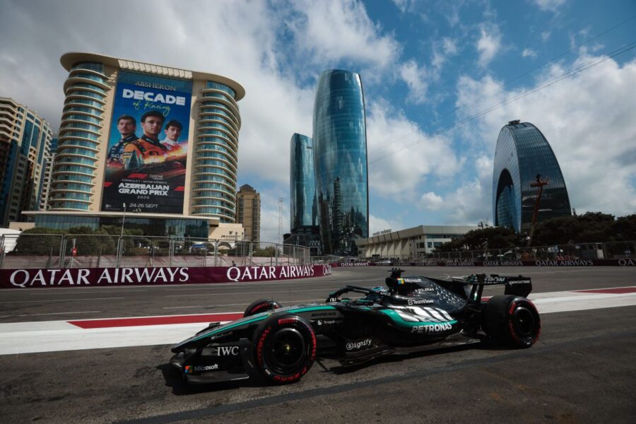 Russell trionfa a Baku: Verstappen secondo, Leclerc 4°!