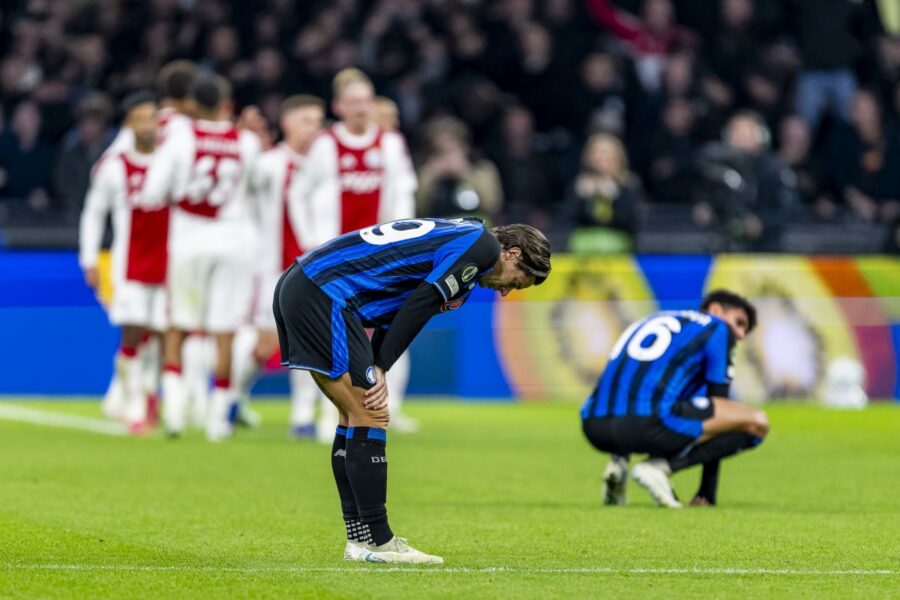 Atalanta cede all'Ajax: 2-0 in Conference League!