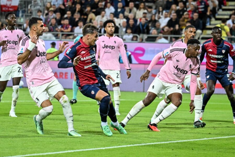 "Cagliari pareggia con la Juve: Kolo Muani risponde a Maldini"