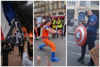 "Cosplayer in Francia: One Piece, Goku e supereroi in piazza!"