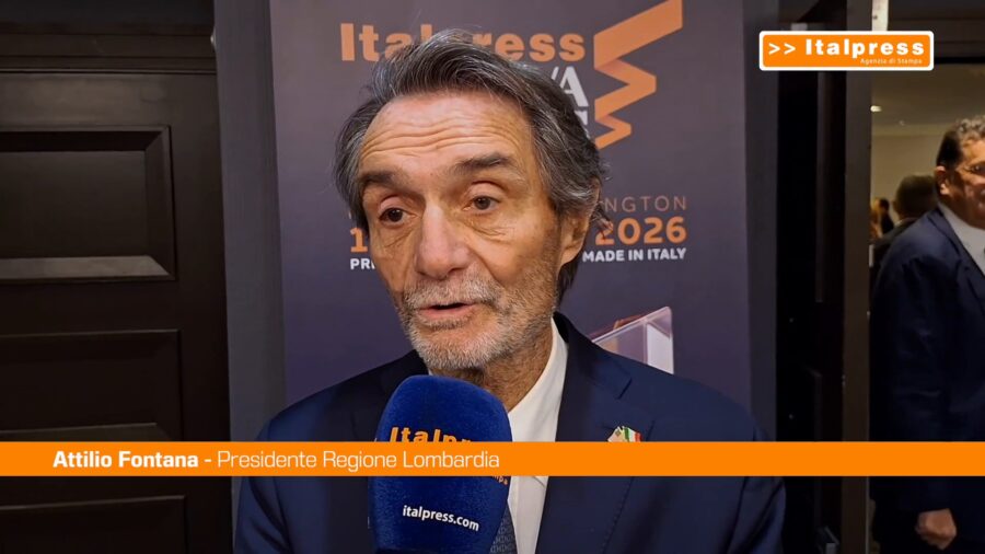 Italpress Awards, Fontana "I veri premiati sono tutti i lombardi"
