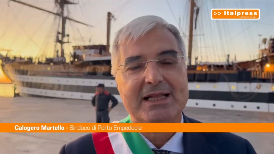 L'Amerigo Vespucci approda a Porto Empedocle, il sindaco "Motivo di orgoglio"