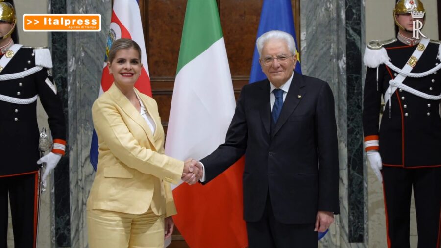 Mattarella riceve la presidente del Costa Rica, "Lunga amicizia"