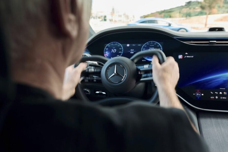 "Mercedes-Benz EQS: novità dello steer-by-wire in anteprima!"