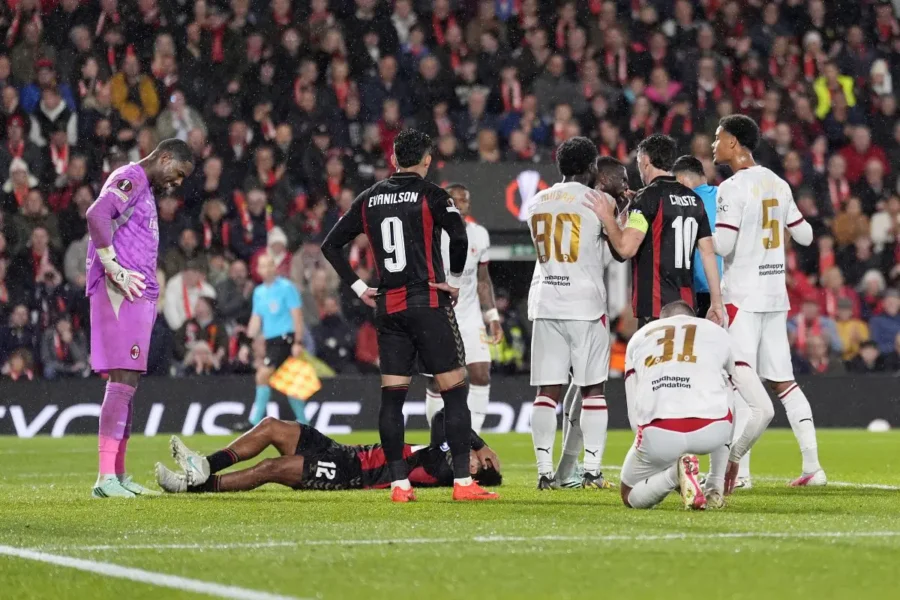 Milan crolla in Europa League: Maignan espulso, Bournemouth vince 3-0