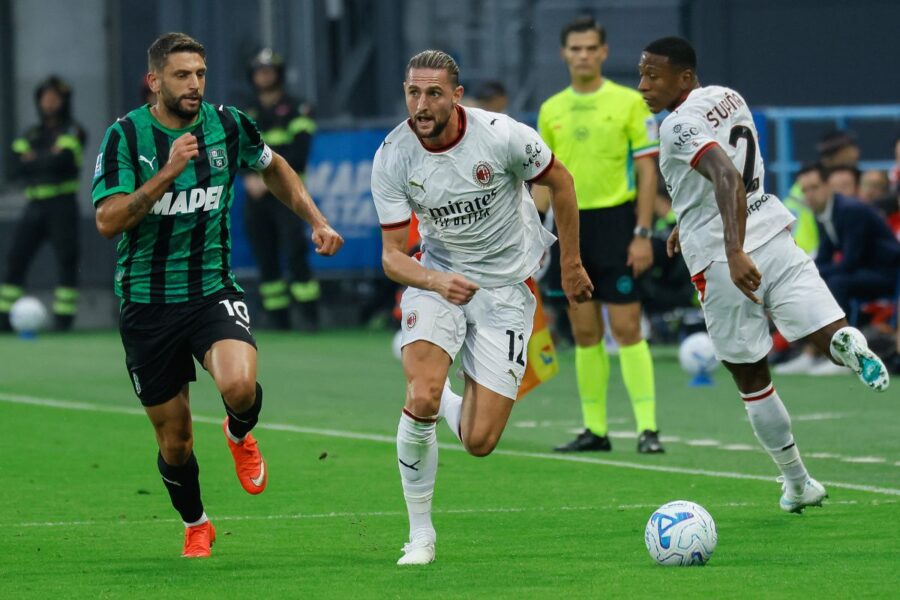 "Sassuolo-Milan 1-1: Odenthal Risponde a Rabiot!"
