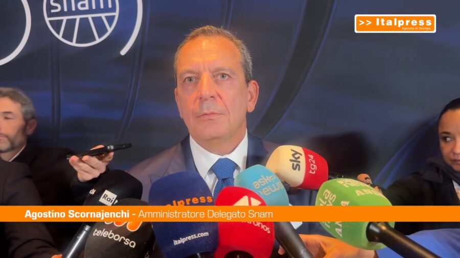 Snam, Scornajenchi "Gas è polizza di assicurazione del sistema energetico nazionale"